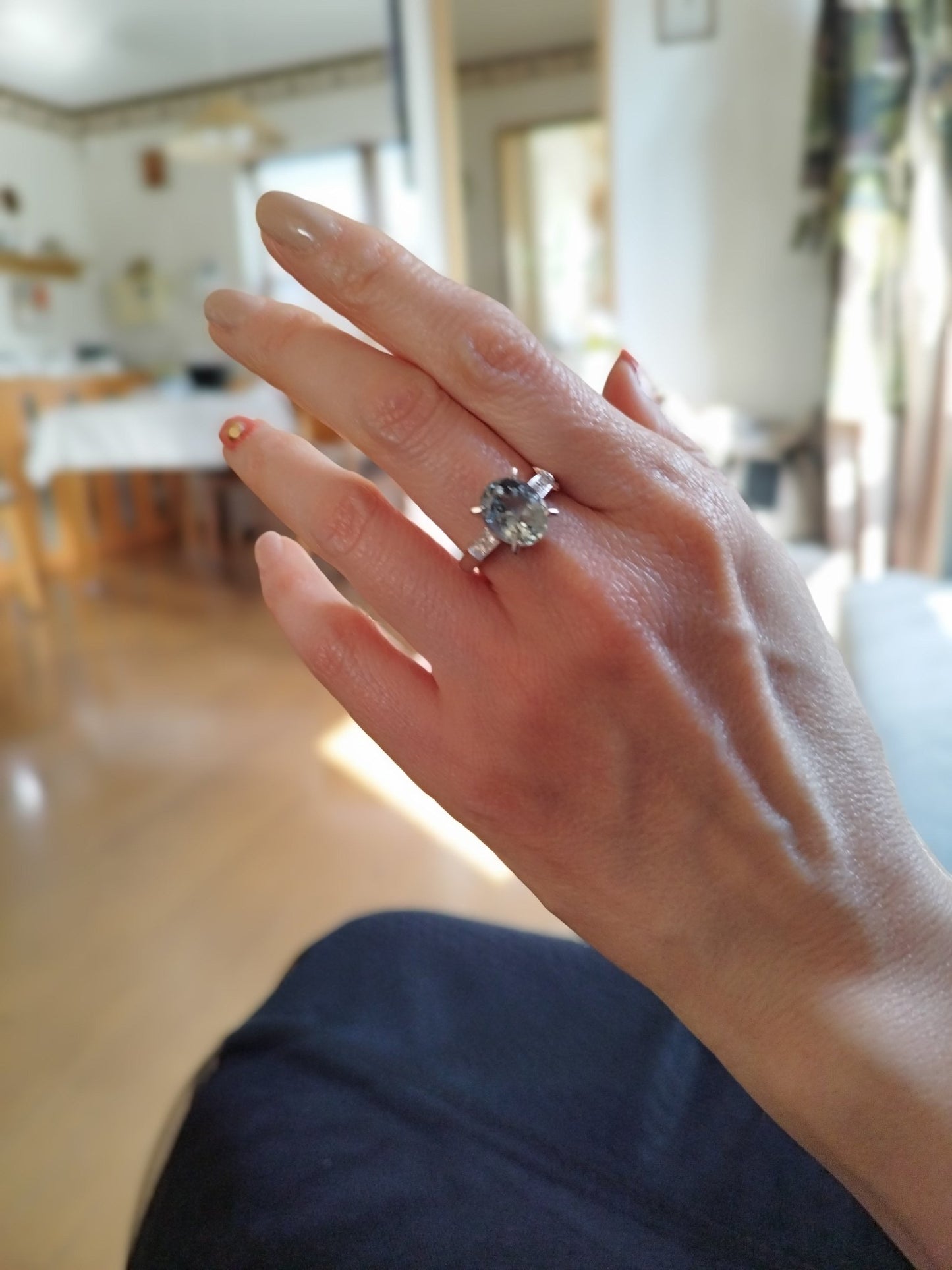 aquamarine 3ct. ring - Himekobo
