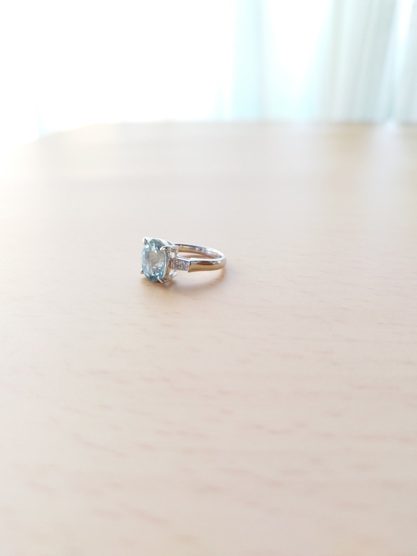 aquamarine 3ct. ring - Himekobo
