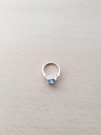 aquamarine 3ct. ring - Himekobo