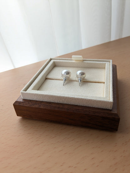 Silver Glow South Sea Pearl Pierce - Himekobo